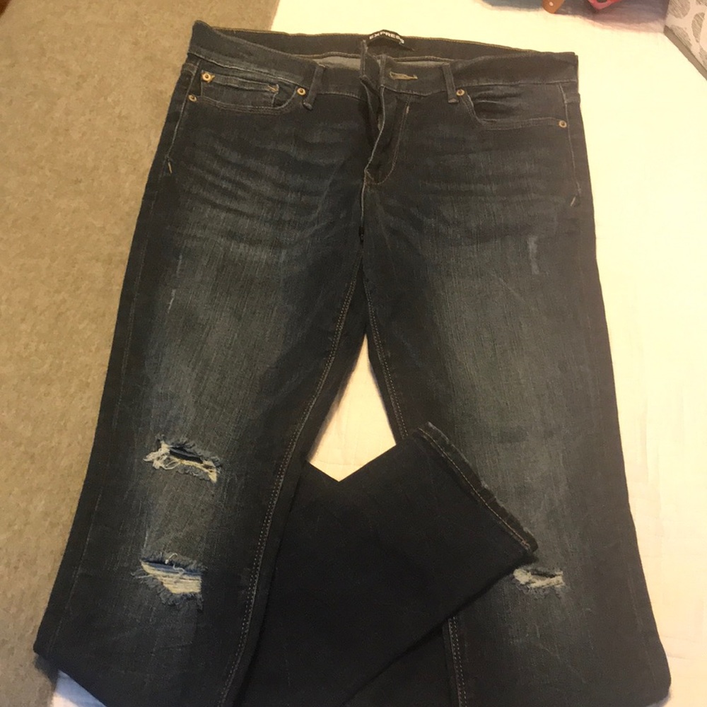 Express distressed denim
